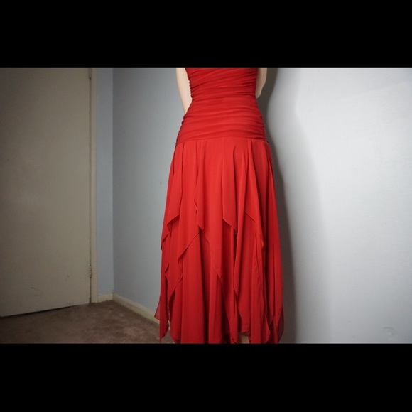 Ignite Evenings Ruby Red Prom Gown - Picture 4 of 5
